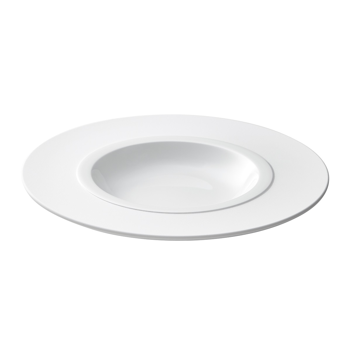 Large bowl Degrenne Bahia Pierre de Lune gourmet plate 26 cm White